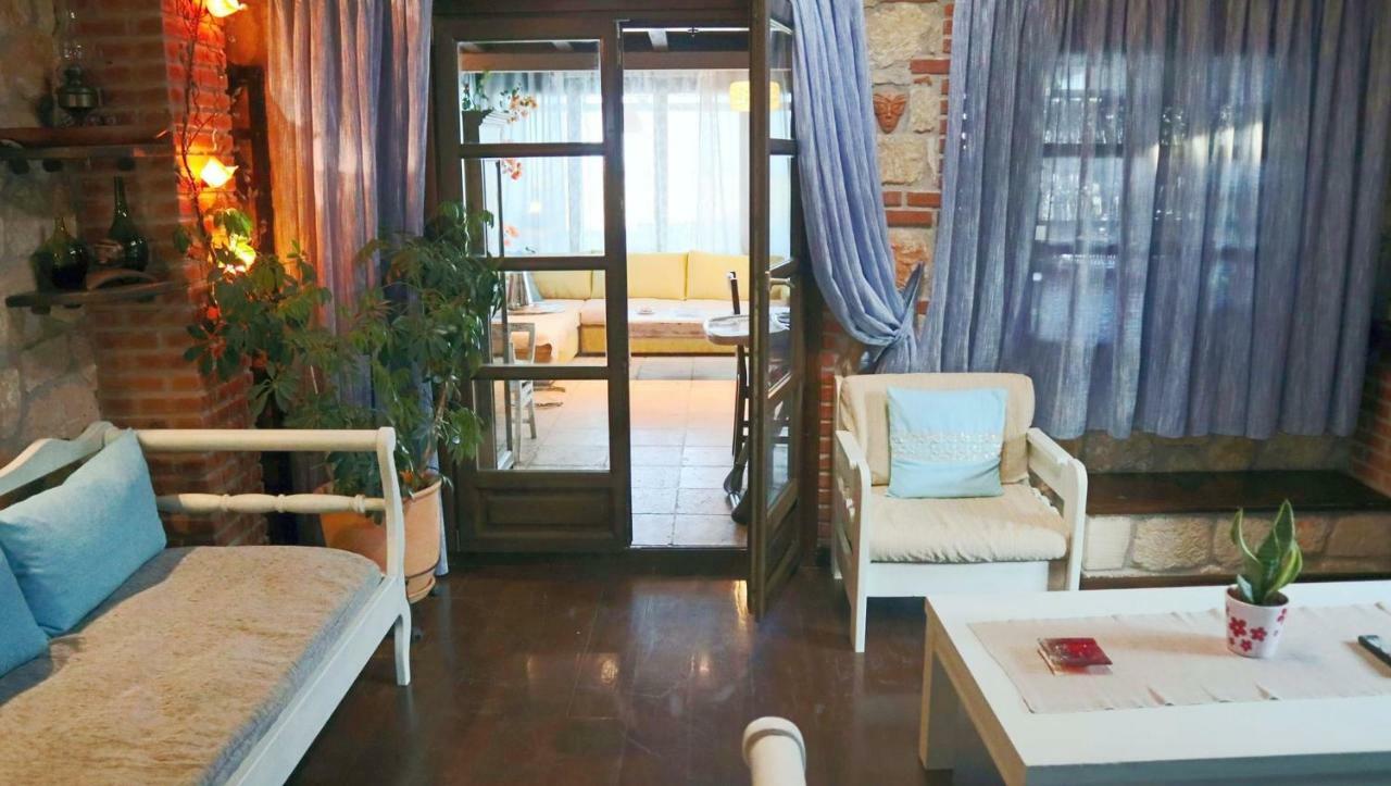 Stone House Andromeda Villa Psakoudia Bagian luar foto