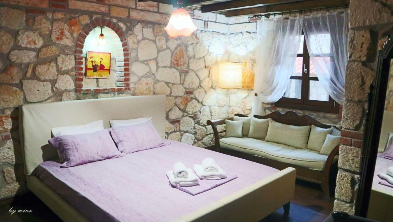 Stone House Andromeda Villa Psakoudia Bagian luar foto