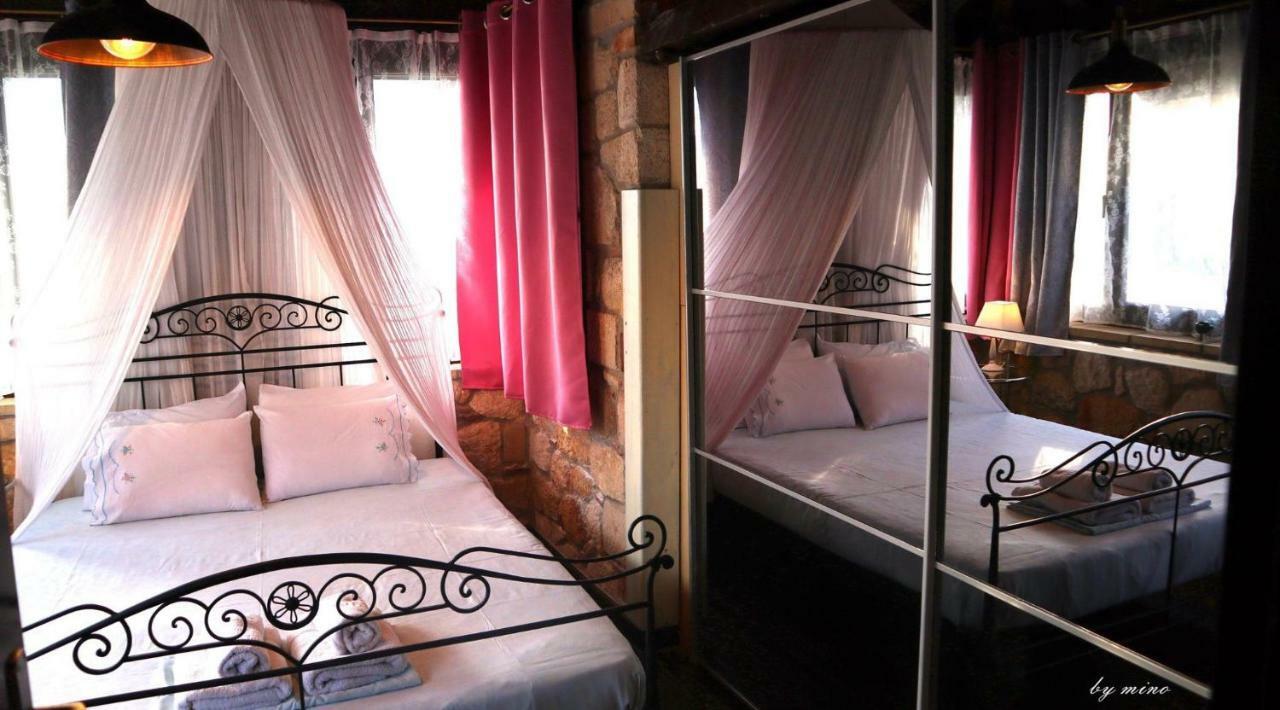 Stone House Andromeda Villa Psakoudia Bagian luar foto